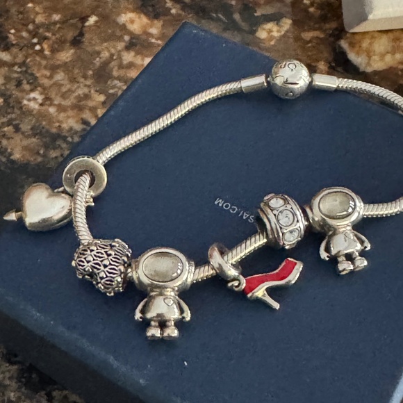 Pandora Silver Charm Bracelet - Picture 1 of 8